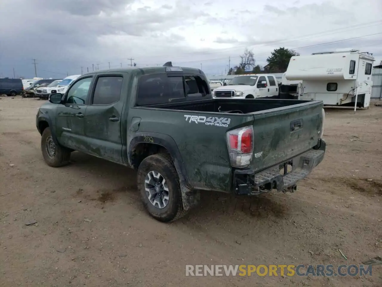 3 fotografías del automóvil dañado 3TYCZ5ANGMT026281 TOYOTA TACOMA 2021