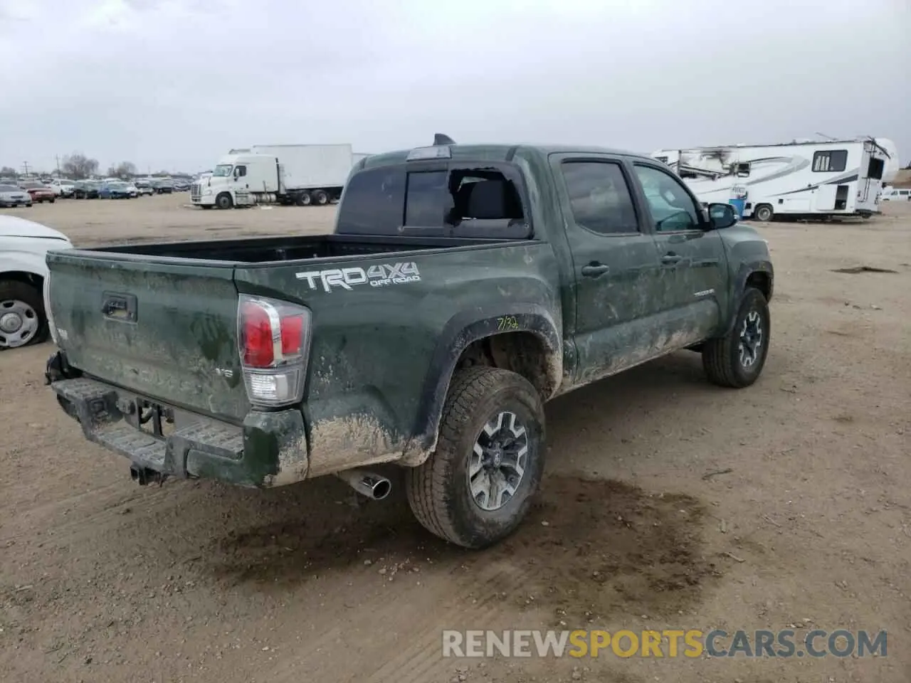 4 fotografías del automóvil dañado 3TYCZ5ANGMT026281 TOYOTA TACOMA 2021