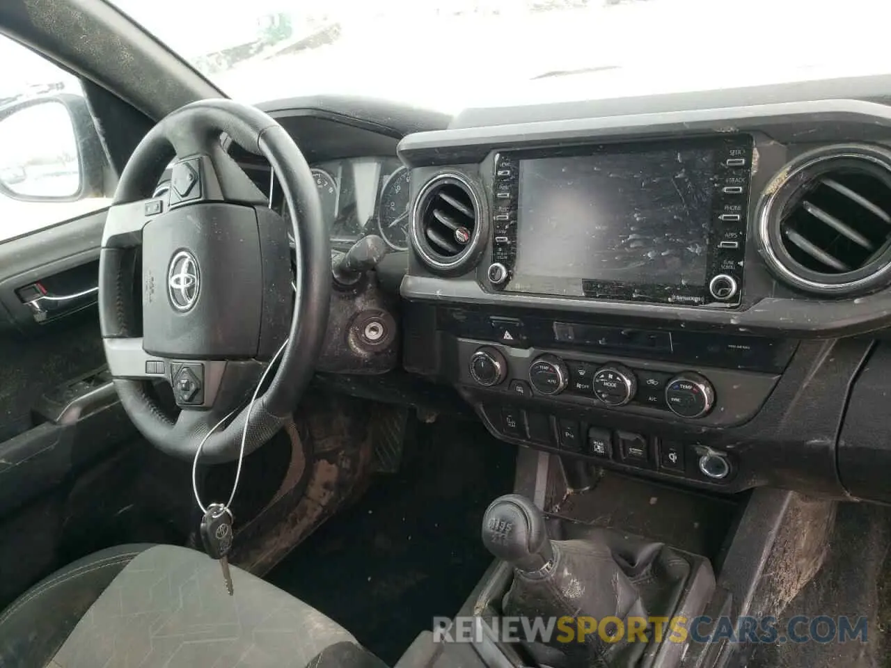 9 fotografías del automóvil dañado 3TYCZ5ANGMT026281 TOYOTA TACOMA 2021