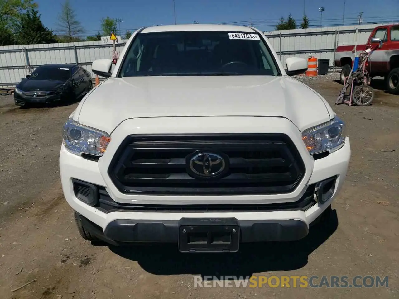 5 fotografías del automóvil dañado 3TYCZ5ANXMT032035 TOYOTA TACOMA 2021