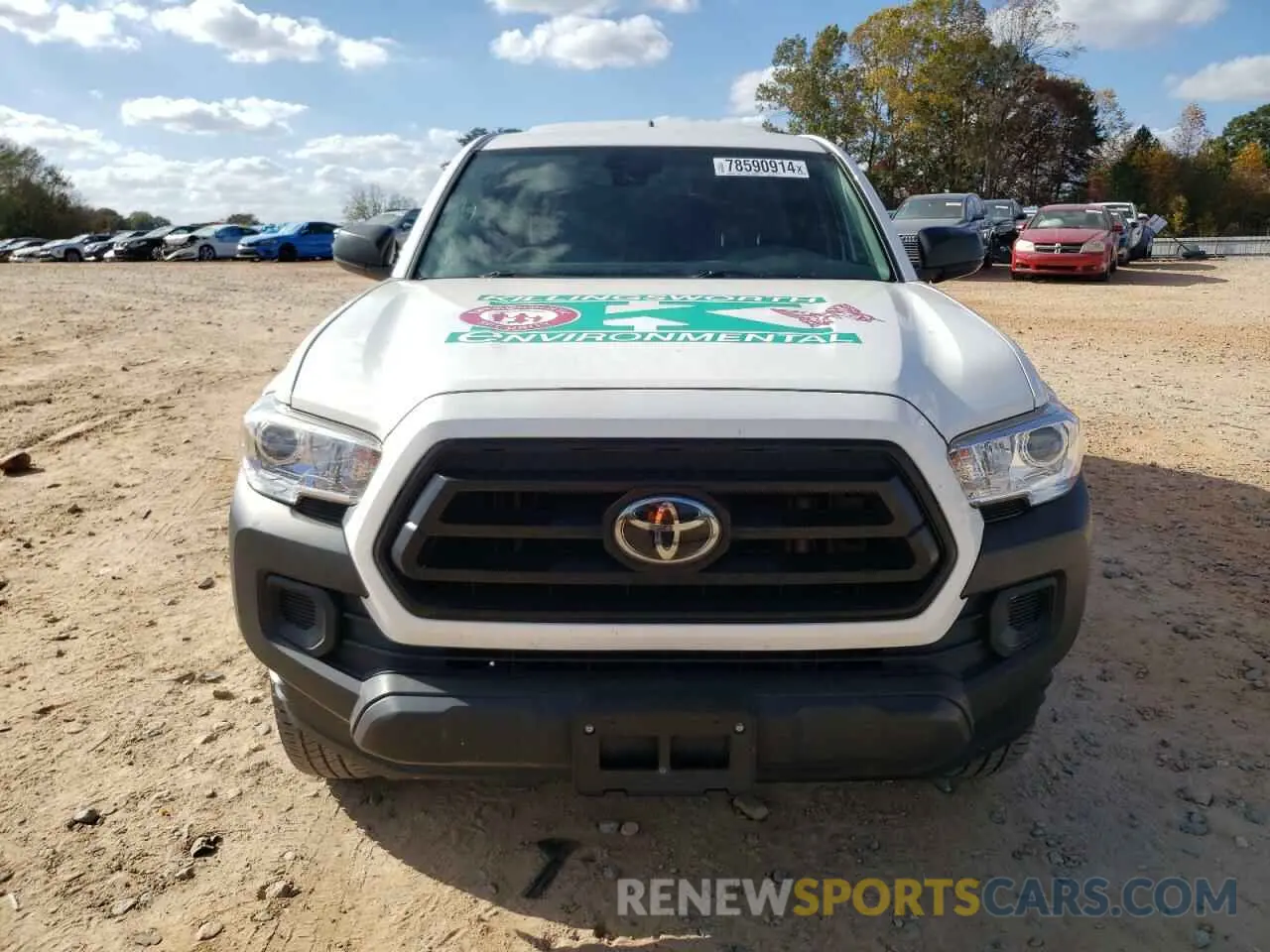 5 fotografías del automóvil dañado 3TYRX5GN0MT017745 TOYOTA TACOMA 2021