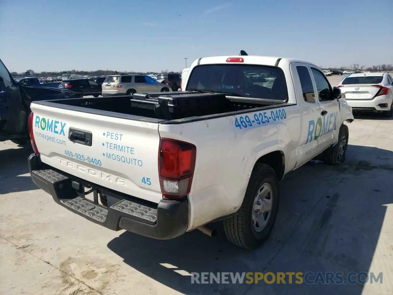 4 fotografías del automóvil dañado 3TYRX5GN2MT027628 TOYOTA TACOMA 2021