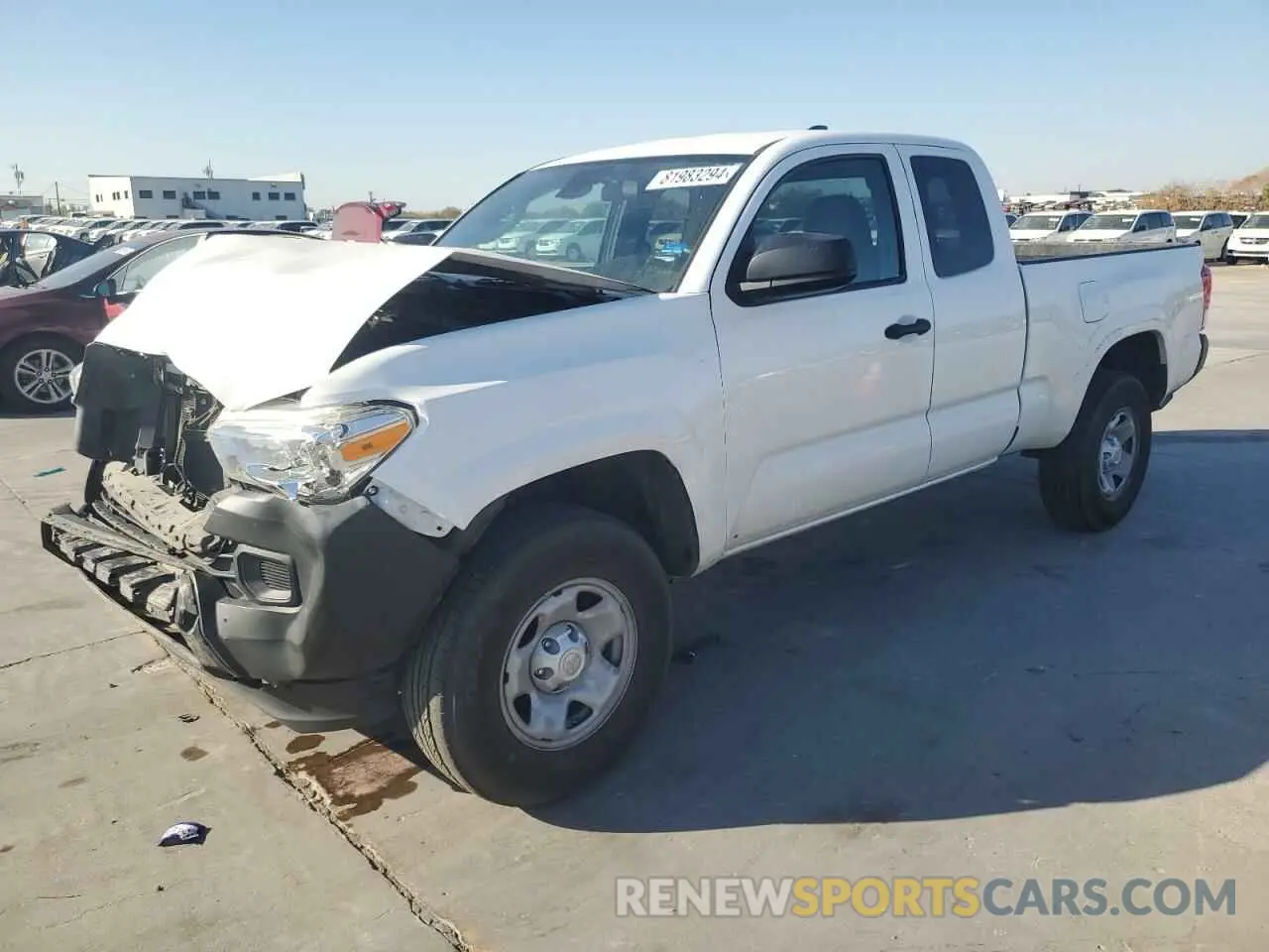1 fotografías del automóvil dañado 3TYRX5GN4MT007090 TOYOTA TACOMA 2021