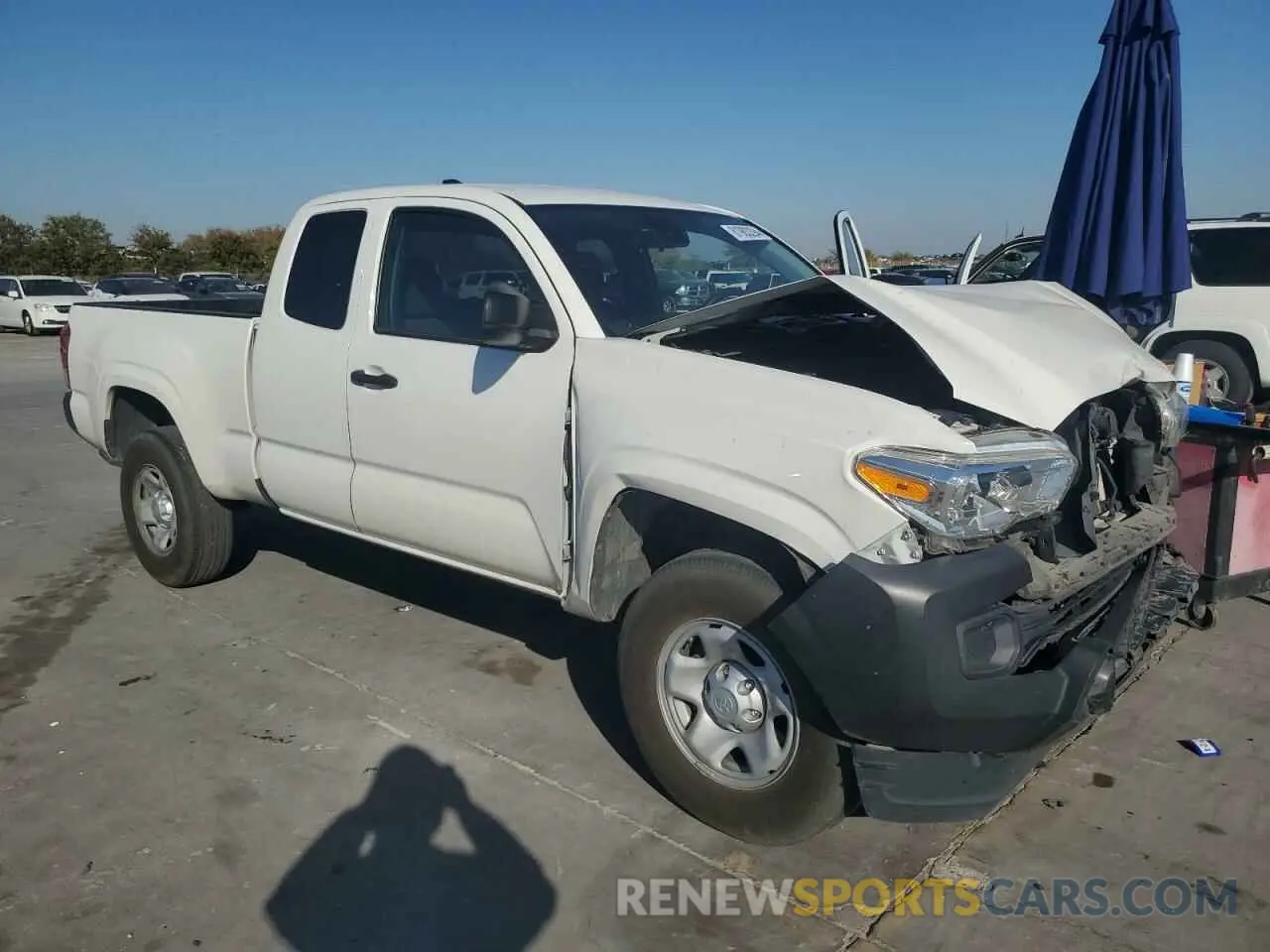 4 fotografías del automóvil dañado 3TYRX5GN4MT007090 TOYOTA TACOMA 2021