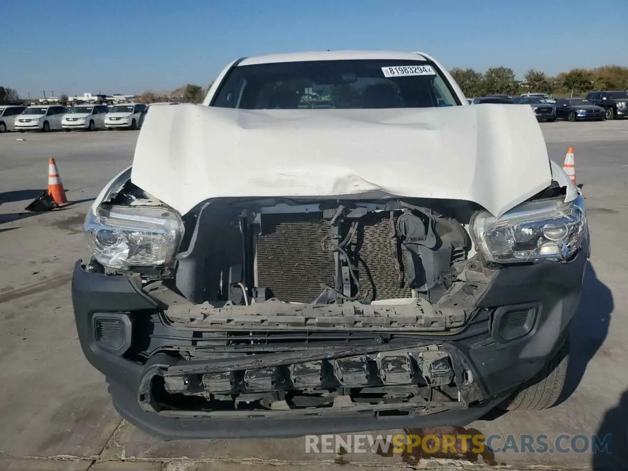 5 fotografías del automóvil dañado 3TYRX5GN4MT007090 TOYOTA TACOMA 2021
