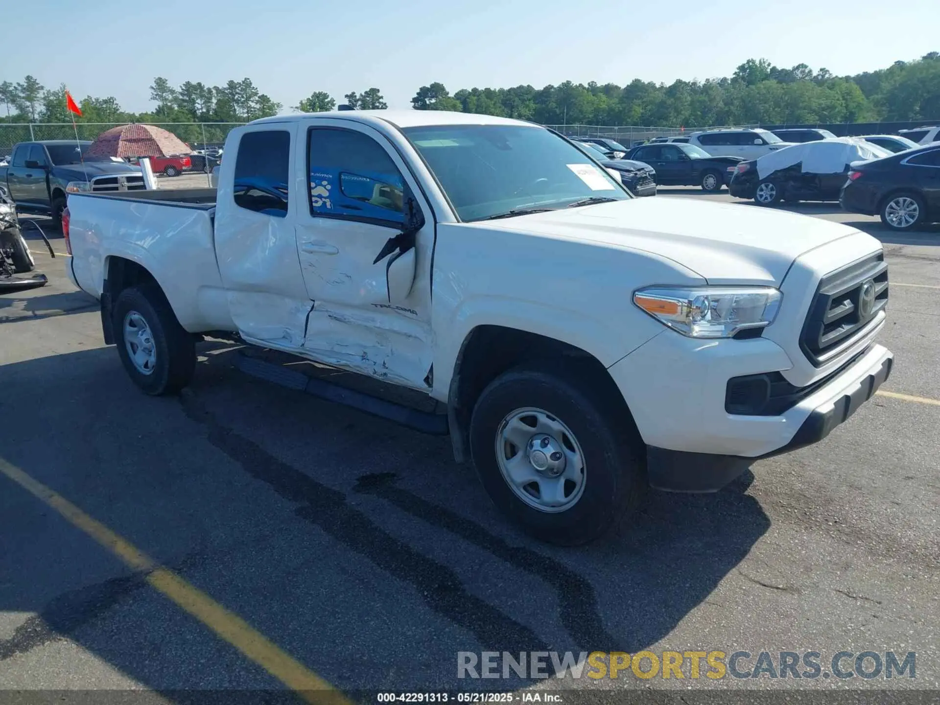 1 fotografías del automóvil dañado 3TYRX5GN4MT009048 TOYOTA TACOMA 2021