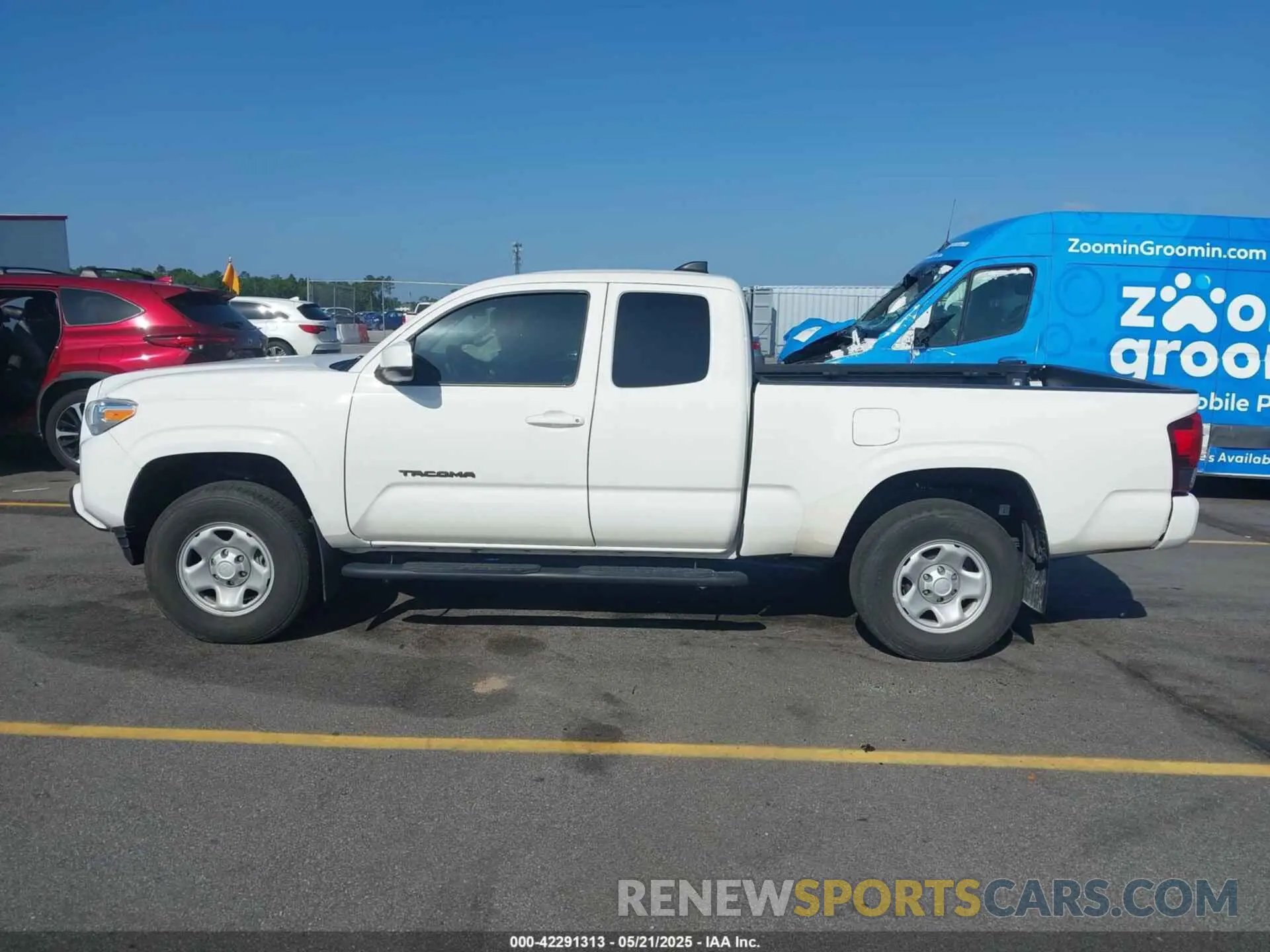 14 fotografías del automóvil dañado 3TYRX5GN4MT009048 TOYOTA TACOMA 2021