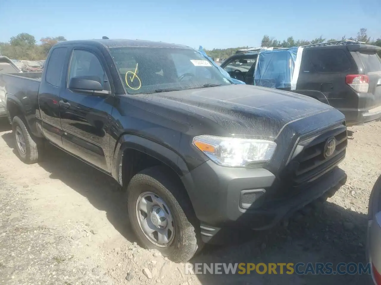 4 fotografías del automóvil dañado 3TYRX5GN4MT032927 TOYOTA TACOMA 2021