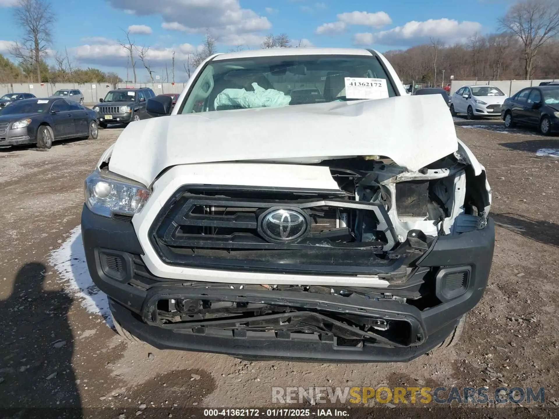 12 fotografías del automóvil dañado 3TYRX5GN5MT008345 TOYOTA TACOMA 2021