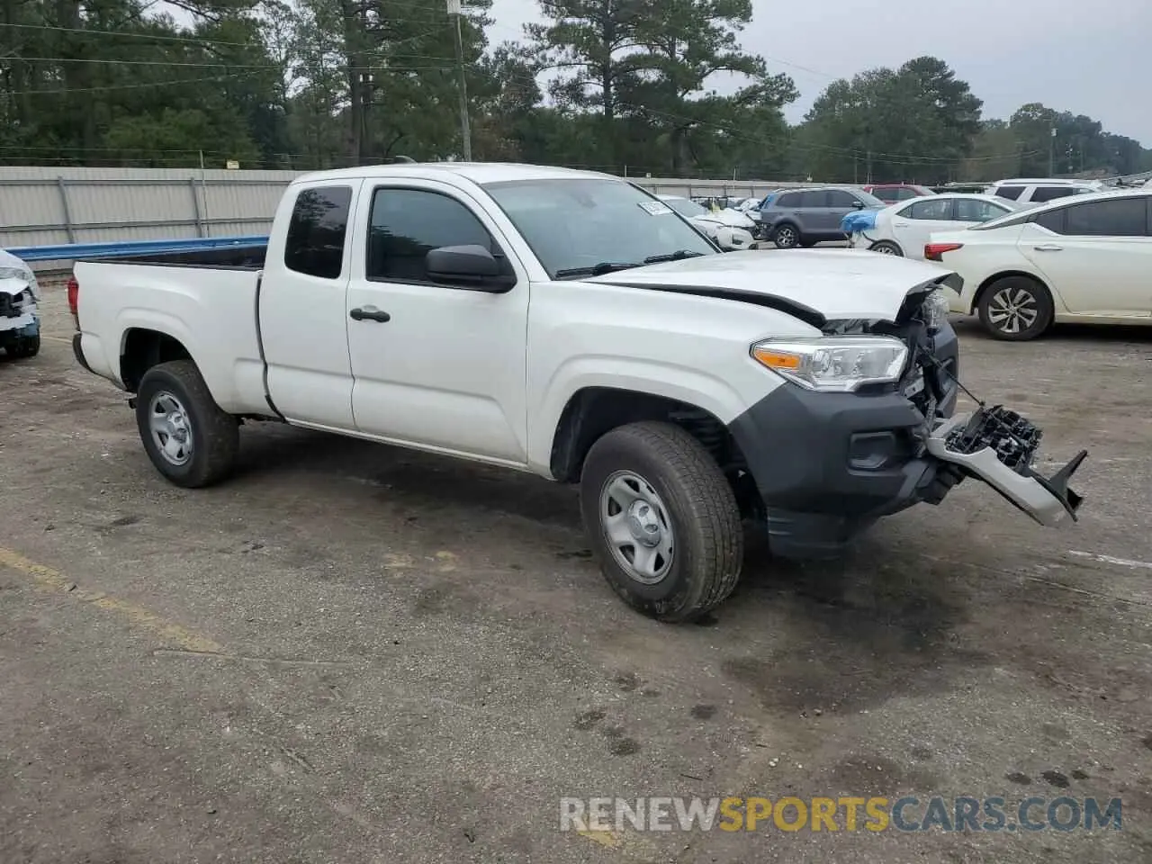 4 fotografías del automóvil dañado 3TYRX5GN5MT024688 TOYOTA TACOMA 2021