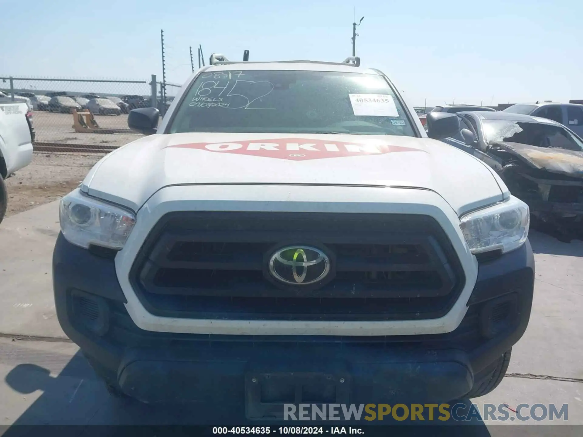 12 fotografías del automóvil dañado 3TYRX5GN5MT027591 TOYOTA TACOMA 2021