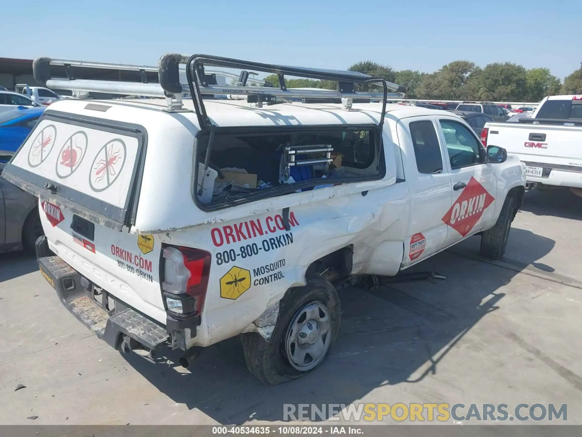 4 fotografías del automóvil dañado 3TYRX5GN5MT027591 TOYOTA TACOMA 2021