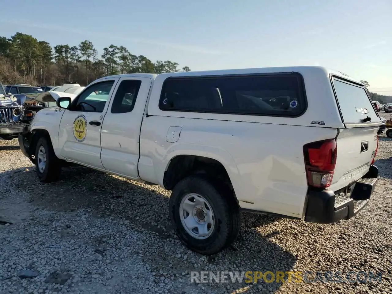 2 fotografías del automóvil dañado 3TYRX5GN5MT030815 TOYOTA TACOMA 2021