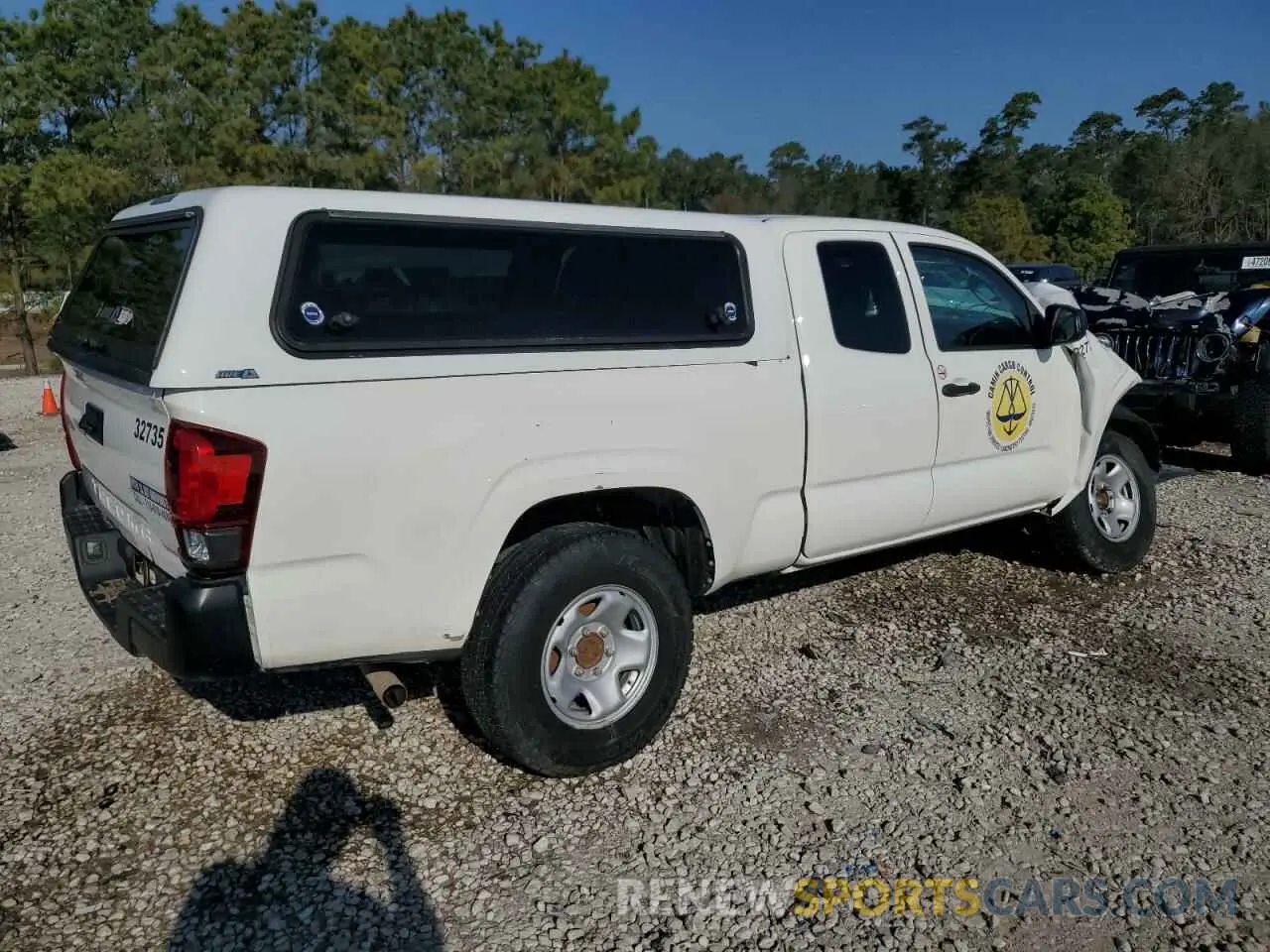 3 fotografías del automóvil dañado 3TYRX5GN5MT030815 TOYOTA TACOMA 2021