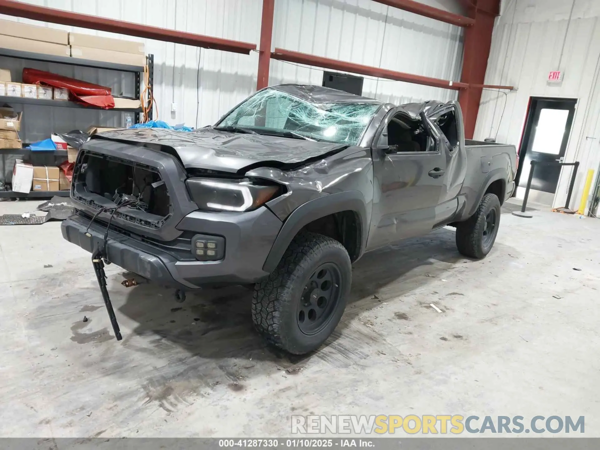 2 fotografías del automóvil dañado 3TYRX5GN8MT011370 TOYOTA TACOMA 2021