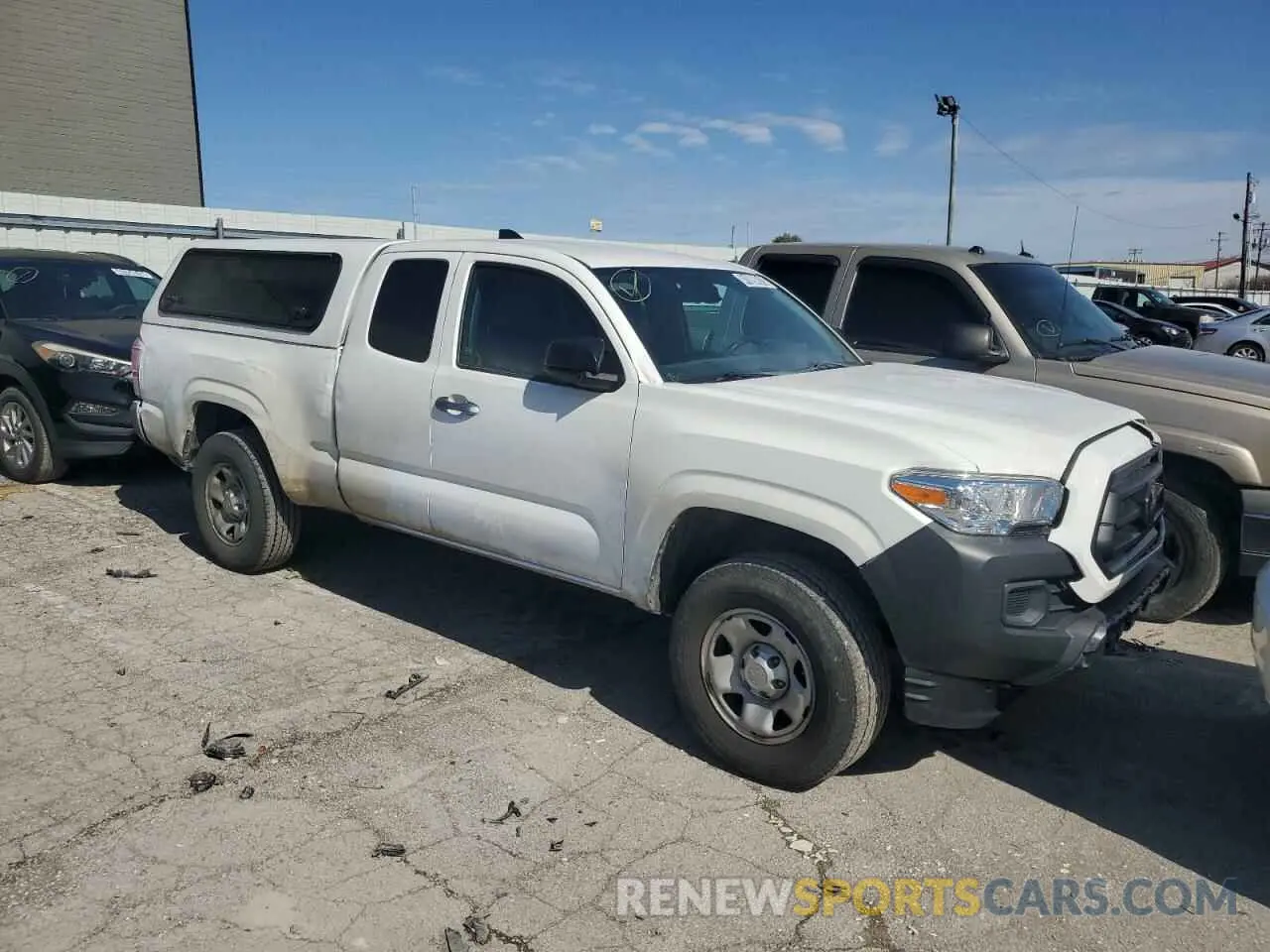 4 fotografías del automóvil dañado 3TYRX5GN8MT012843 TOYOTA TACOMA 2021