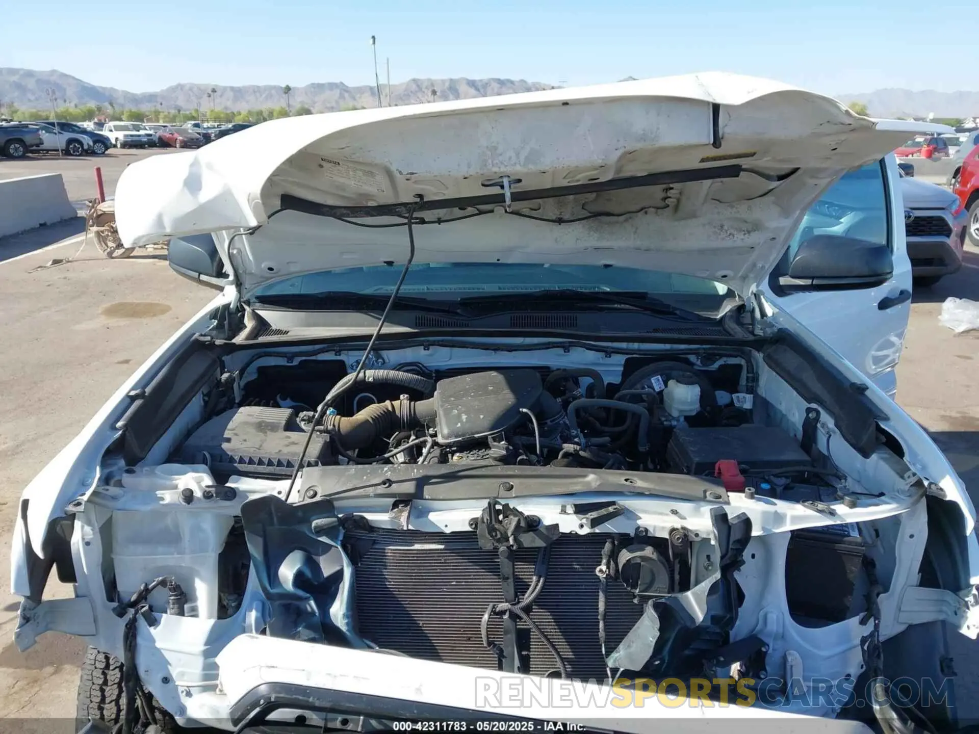 10 fotografías del automóvil dañado 3TYRX5GN8MT013815 TOYOTA TACOMA 2021