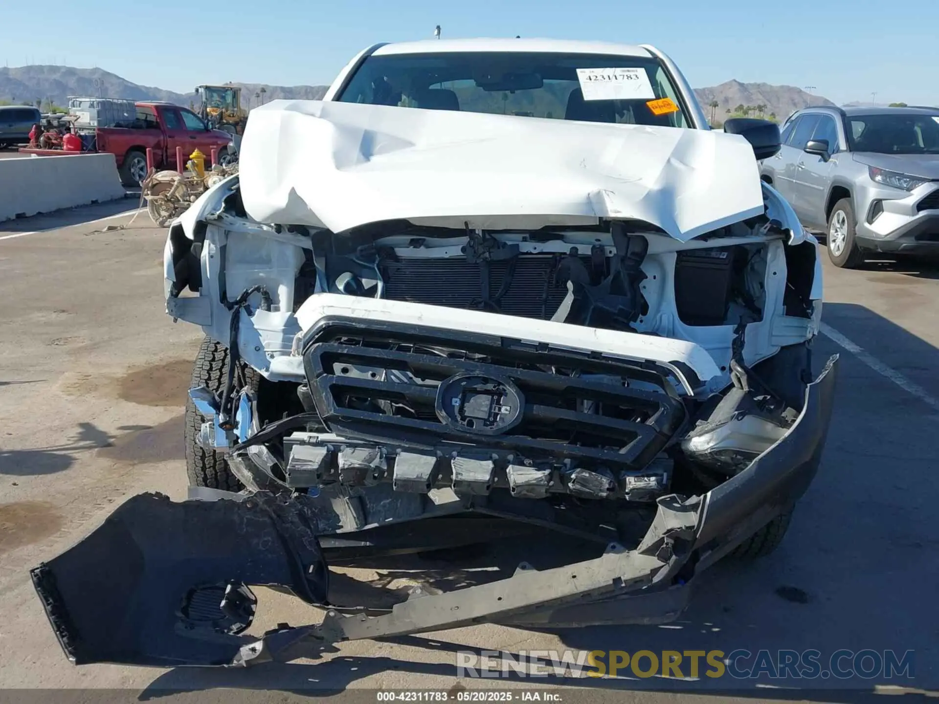12 fotografías del automóvil dañado 3TYRX5GN8MT013815 TOYOTA TACOMA 2021