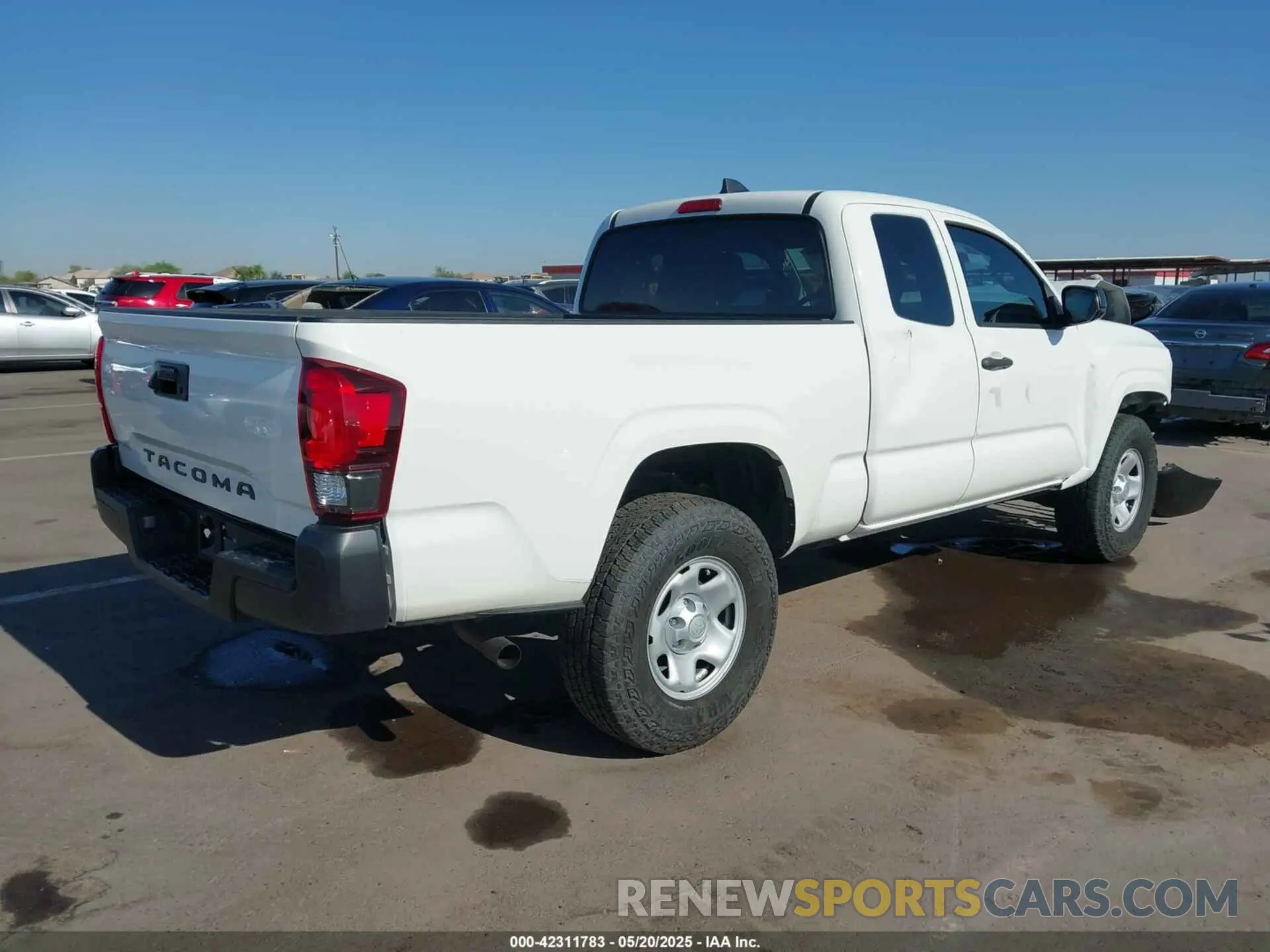 4 fotografías del automóvil dañado 3TYRX5GN8MT013815 TOYOTA TACOMA 2021