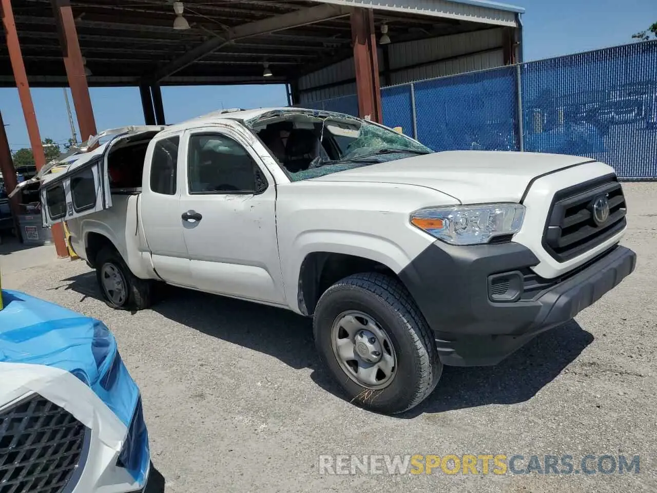 4 fotografías del automóvil dañado 3TYRX5GN8MT028153 TOYOTA TACOMA 2021
