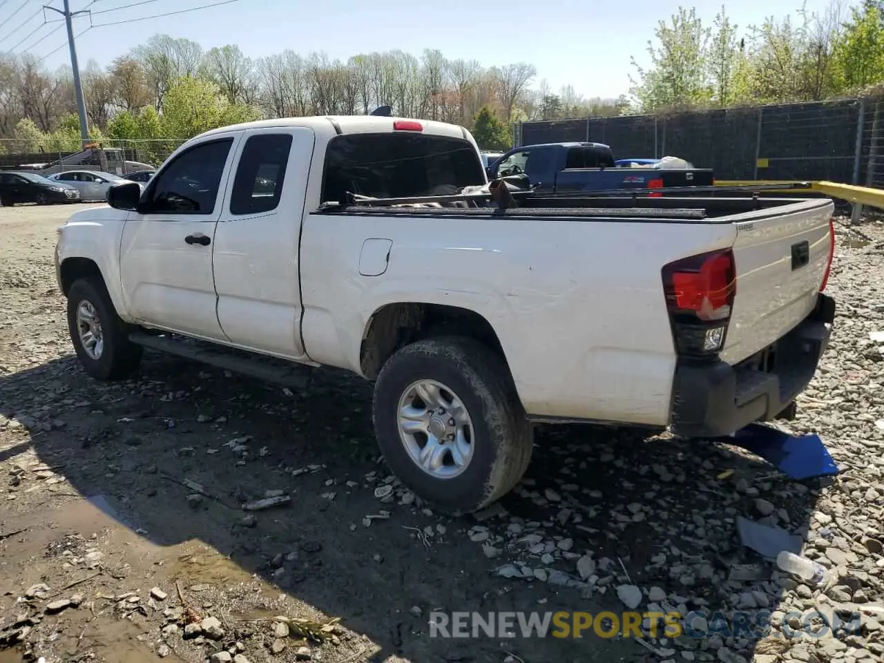 2 fotografías del automóvil dañado 3TYRX5GN9MT033197 TOYOTA TACOMA 2021