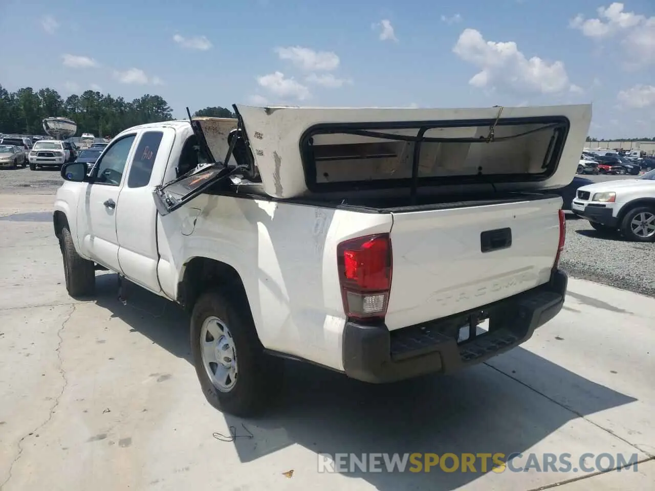 3 fotografías del automóvil dañado 3TYRX5GNXMT011368 TOYOTA TACOMA 2021