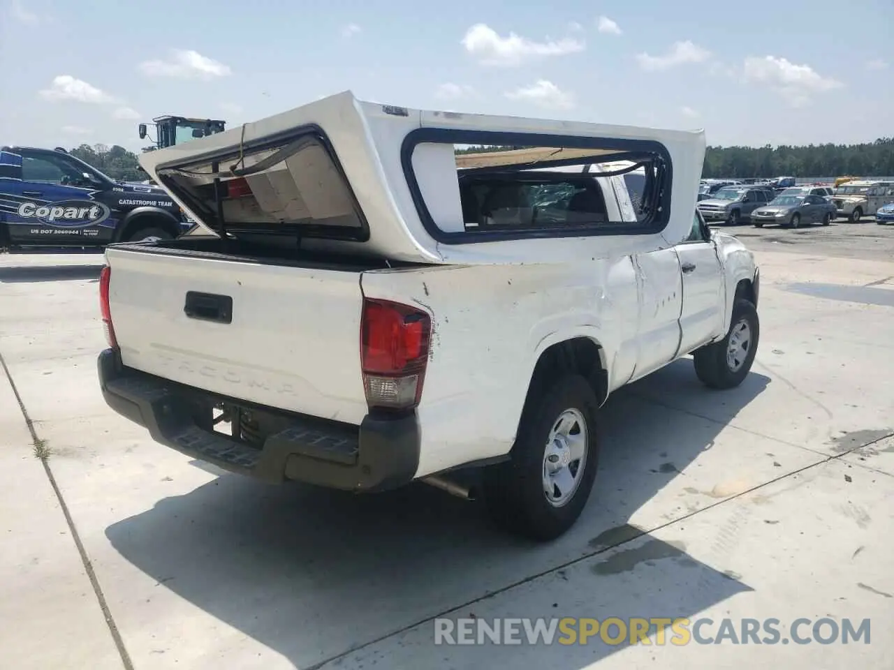 4 fotografías del automóvil dañado 3TYRX5GNXMT011368 TOYOTA TACOMA 2021