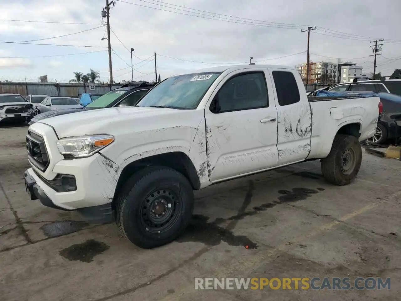 1 fotografías del automóvil dañado 3TYRX5GNXMT020636 TOYOTA TACOMA 2021