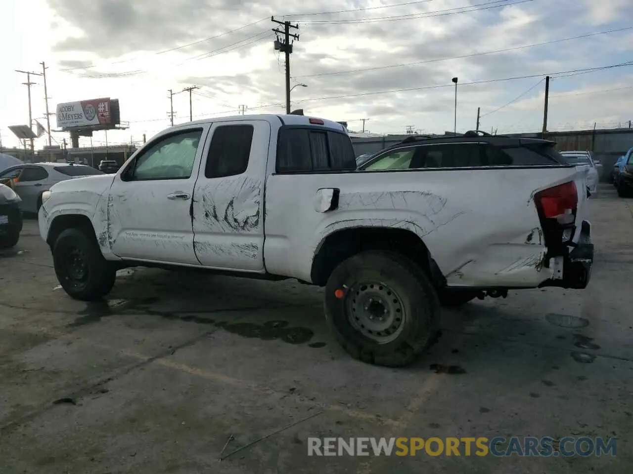 2 fotografías del automóvil dañado 3TYRX5GNXMT020636 TOYOTA TACOMA 2021