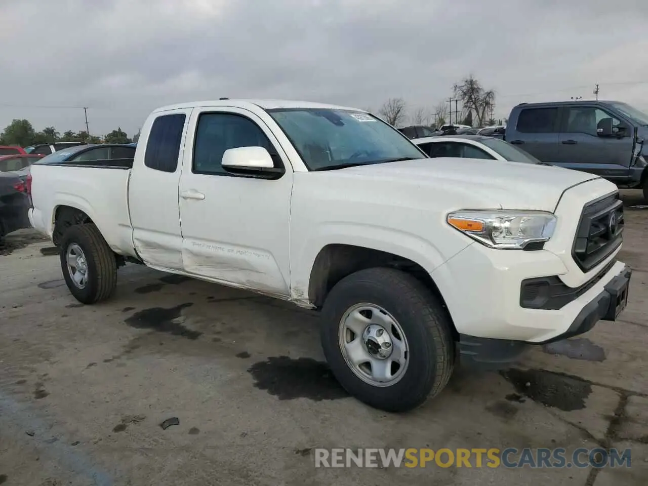 4 fotografías del automóvil dañado 3TYRX5GNXMT020636 TOYOTA TACOMA 2021