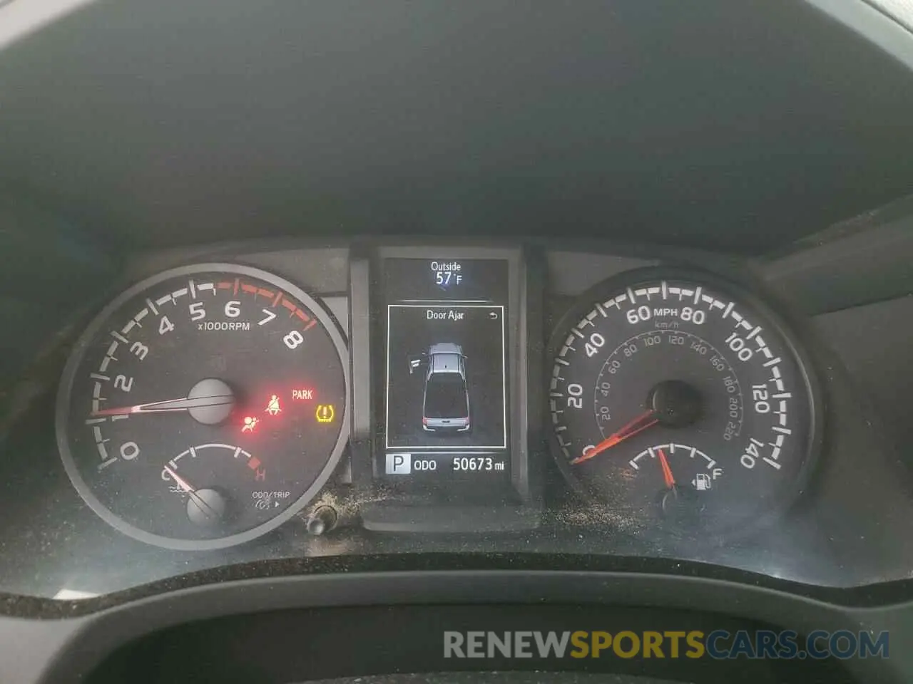 9 fotografías del automóvil dañado 3TYRX5GNXMT020636 TOYOTA TACOMA 2021