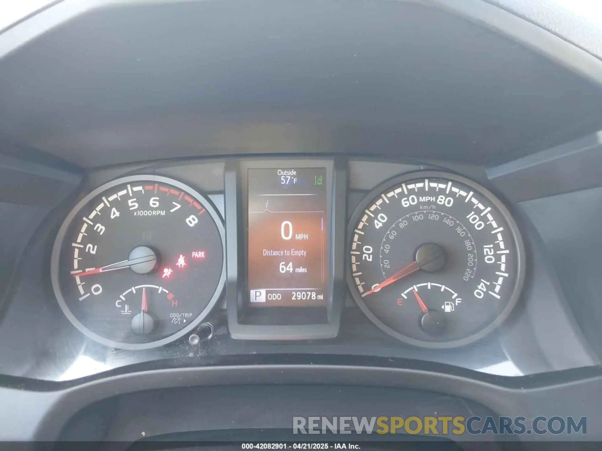7 fotografías del automóvil dañado 3TYRX5GNXMT024248 TOYOTA TACOMA 2021