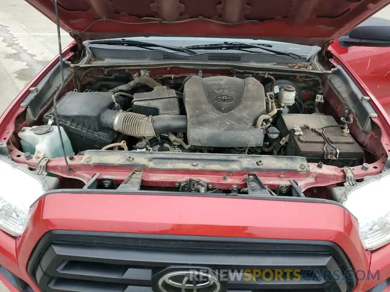 11 fotografías del automóvil dañado 3TYRZ5CN7MT005432 TOYOTA TACOMA 2021