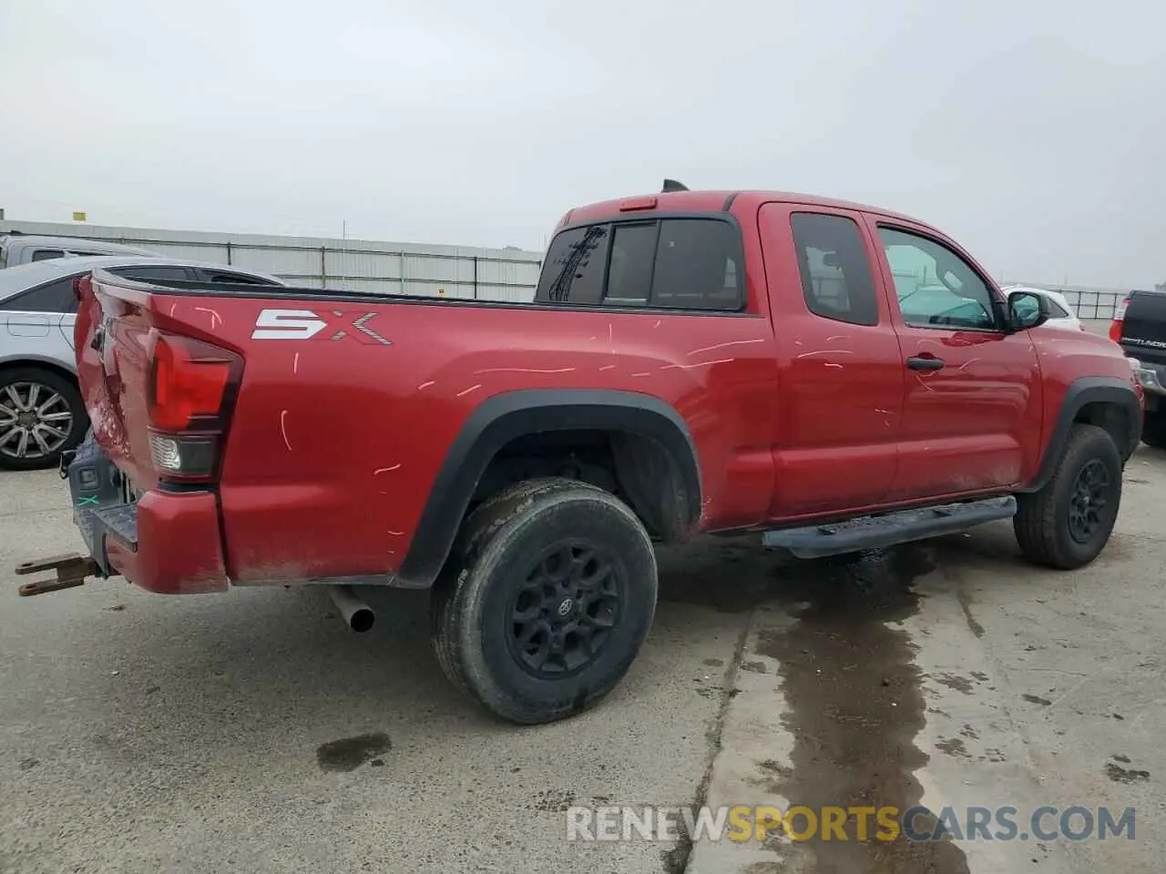 3 fotografías del automóvil dañado 3TYRZ5CN7MT005432 TOYOTA TACOMA 2021