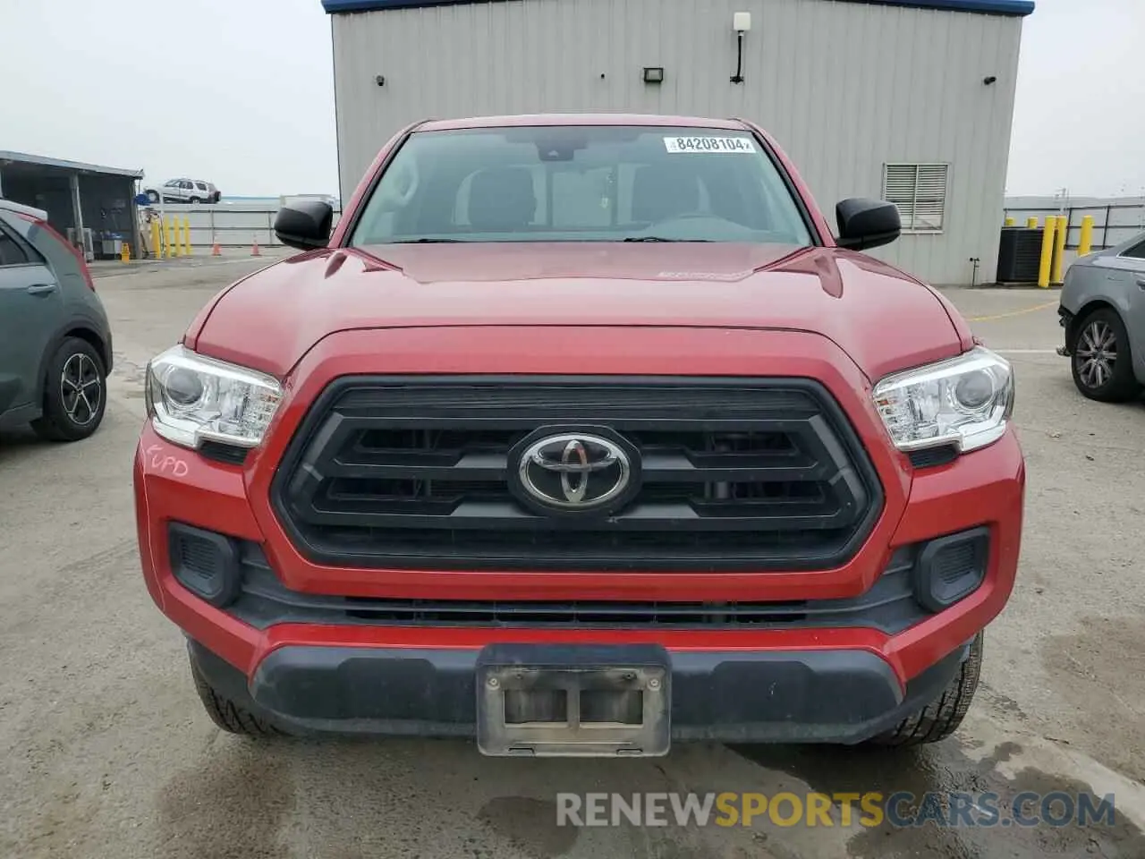 5 fotografías del automóvil dañado 3TYRZ5CN7MT005432 TOYOTA TACOMA 2021