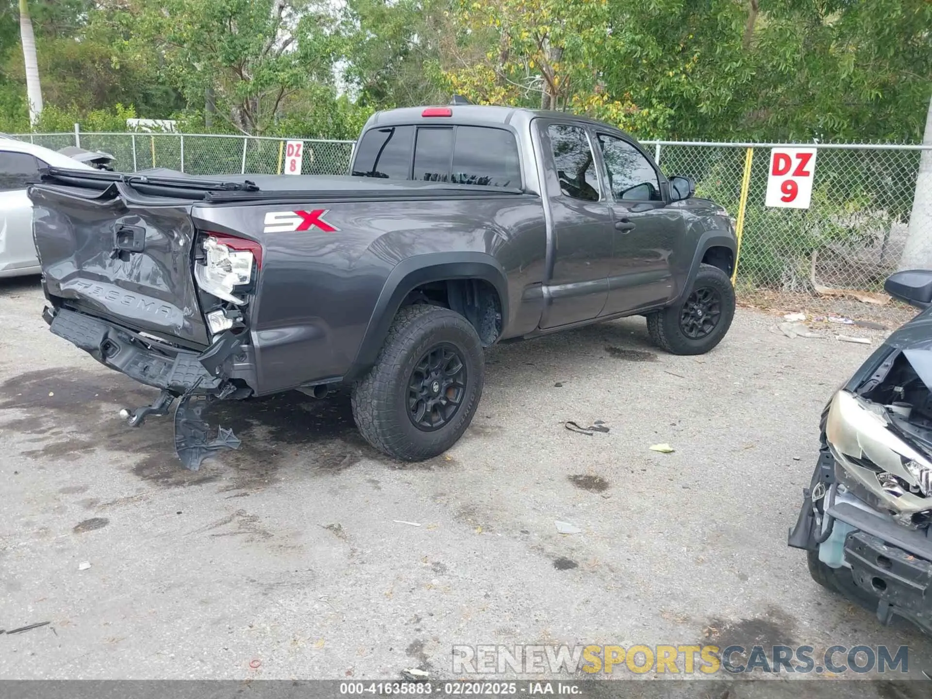 4 fotografías del automóvil dañado 3TYRZ5CN9MT007926 TOYOTA TACOMA 2021
