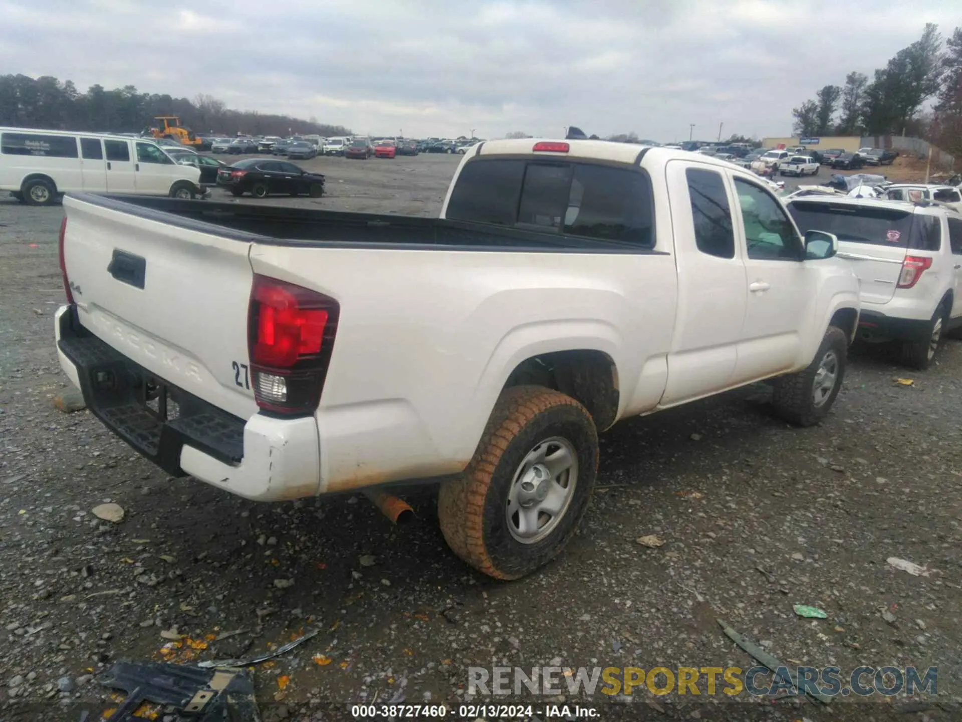 4 fotografías del automóvil dañado 3TYSX5EN0MT006944 TOYOTA TACOMA 2021