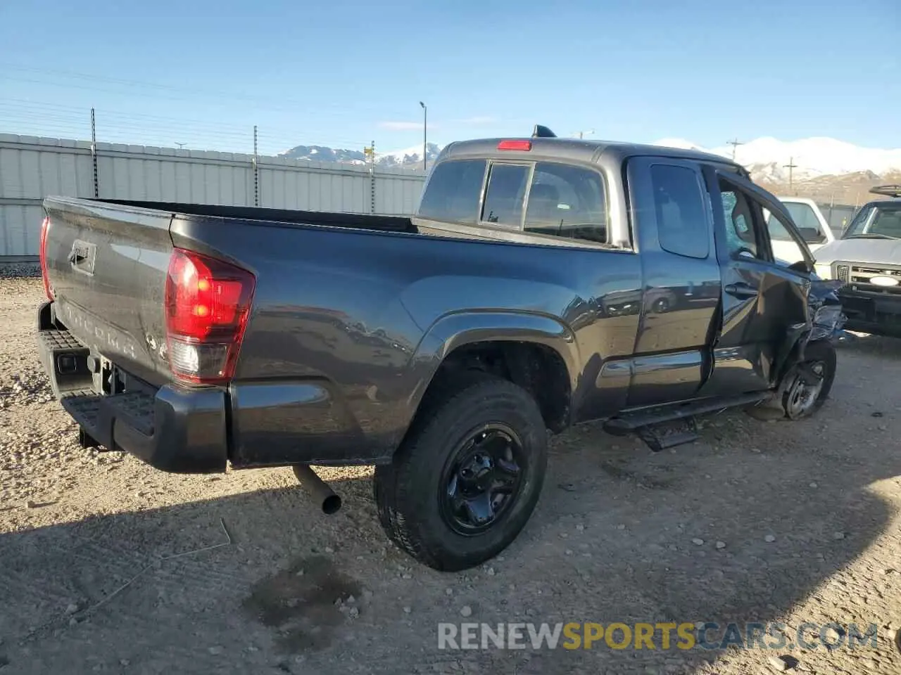 3 fotografías del automóvil dañado 3TYSX5EN1MT007276 TOYOTA TACOMA 2021