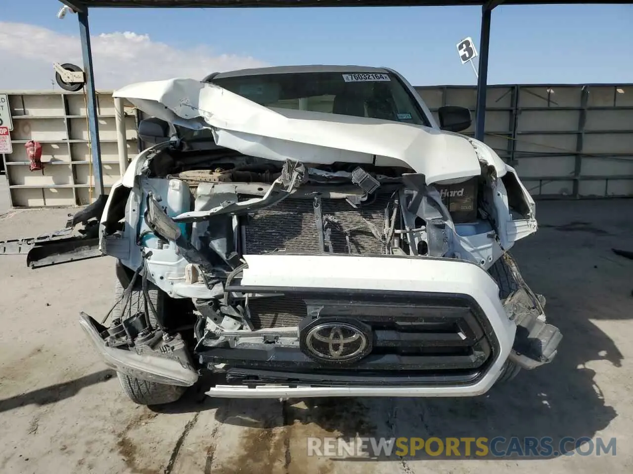 5 fotografías del automóvil dañado 3TYSX5EN1MT008928 TOYOTA TACOMA 2021