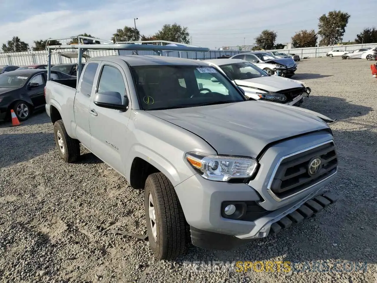 1 fotografías del automóvil dañado 3TYSX5EN3MT007019 TOYOTA TACOMA 2021