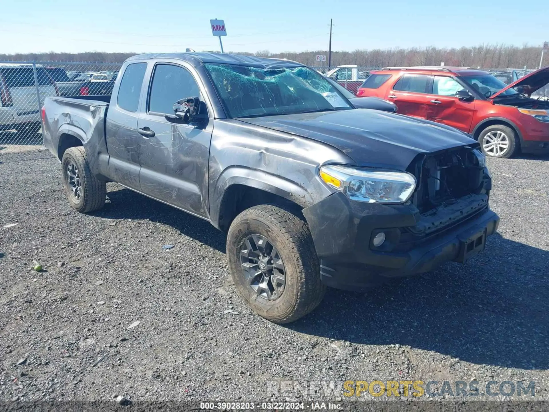 1 fotografías del automóvil dañado 3TYSX5EN5MT007619 TOYOTA TACOMA 2021