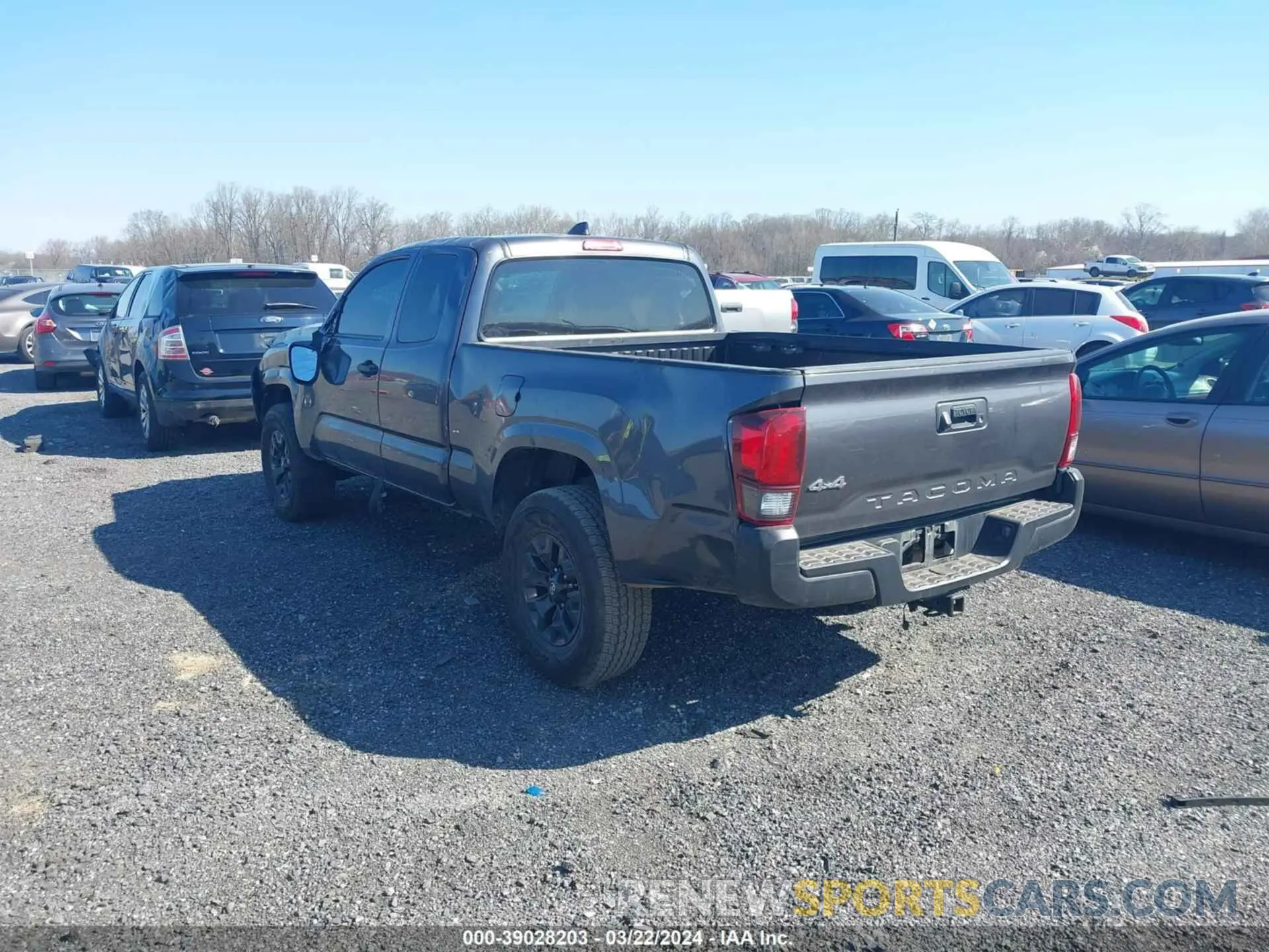 3 fotografías del automóvil dañado 3TYSX5EN5MT007619 TOYOTA TACOMA 2021