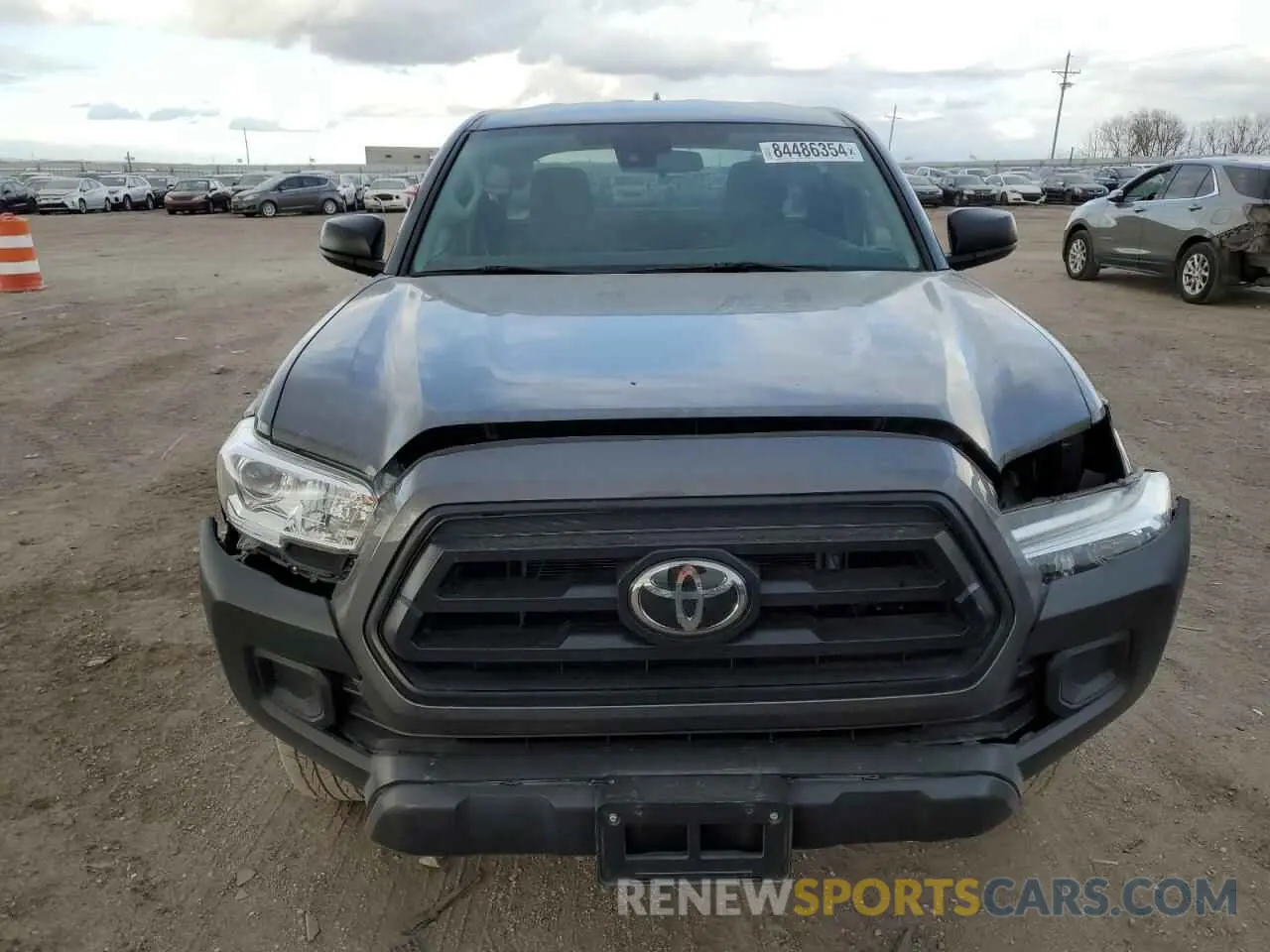 5 fotografías del automóvil dañado 3TYSX5EN9MT006571 TOYOTA TACOMA 2021