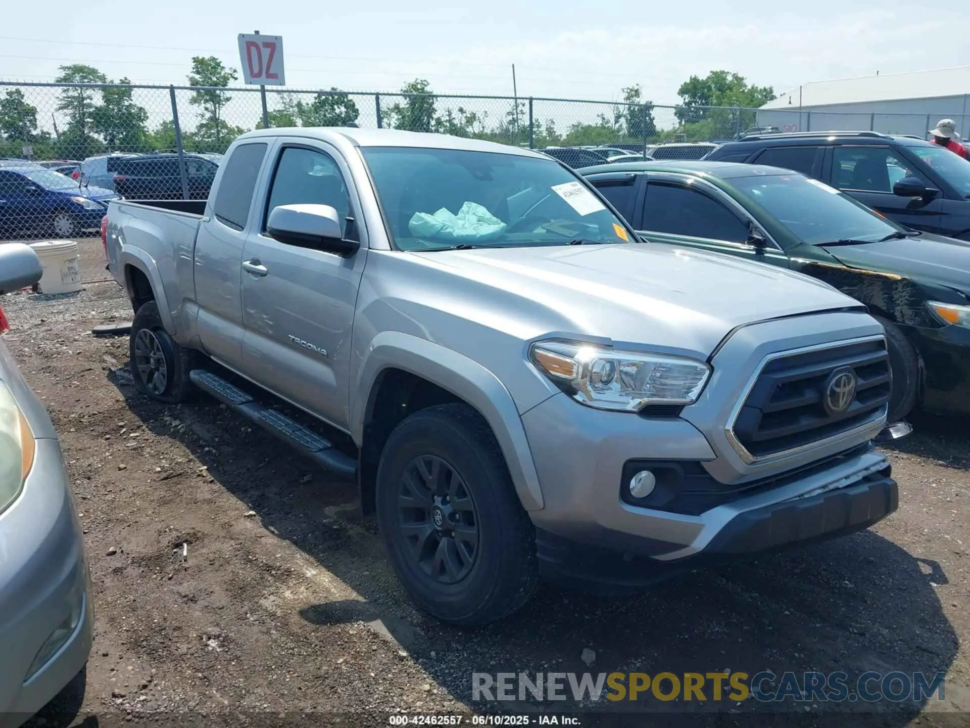 1 fotografías del automóvil dañado 3TYSZ5AN0MT036820 TOYOTA TACOMA 2021