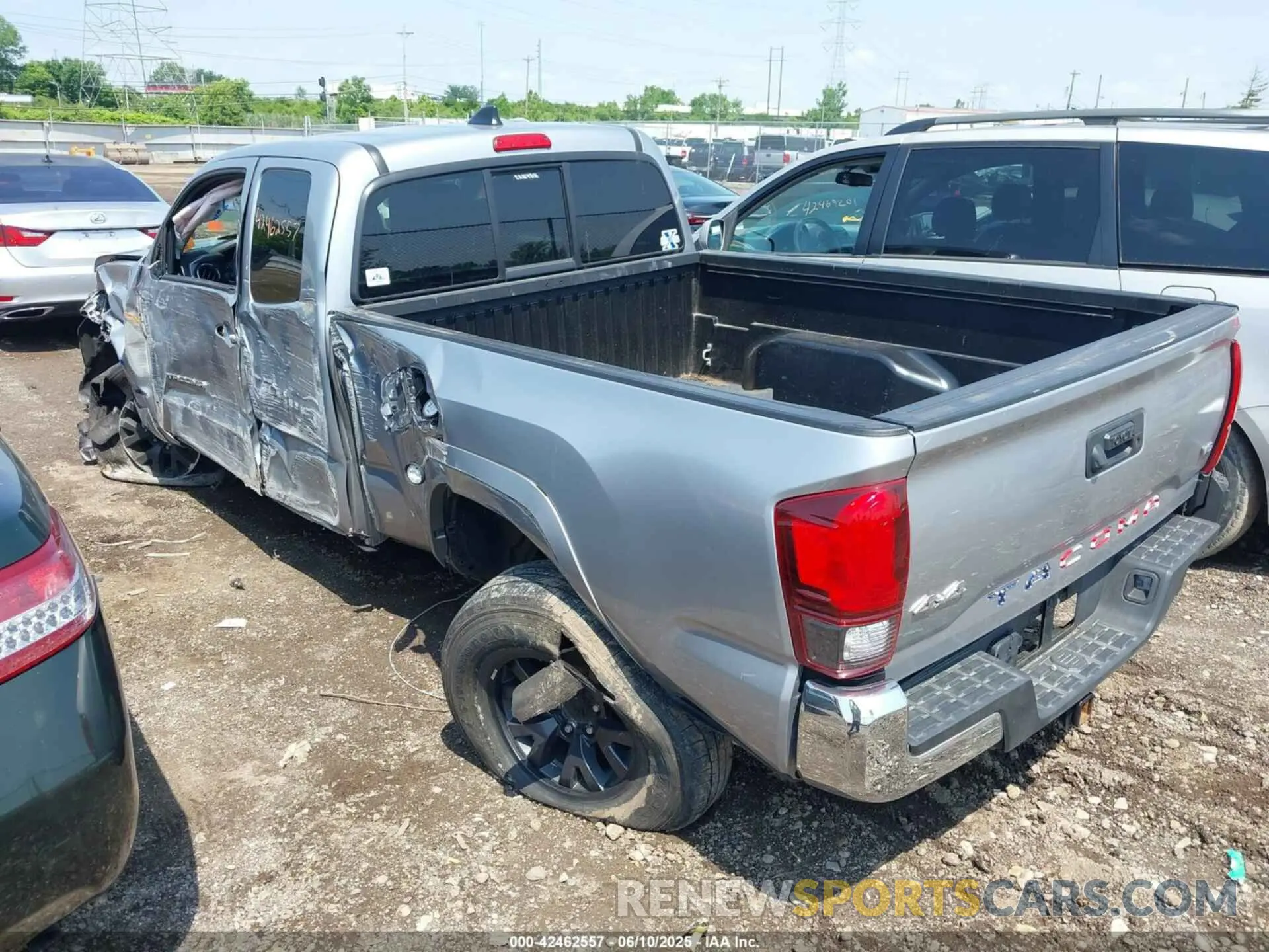 3 fotografías del automóvil dañado 3TYSZ5AN0MT036820 TOYOTA TACOMA 2021