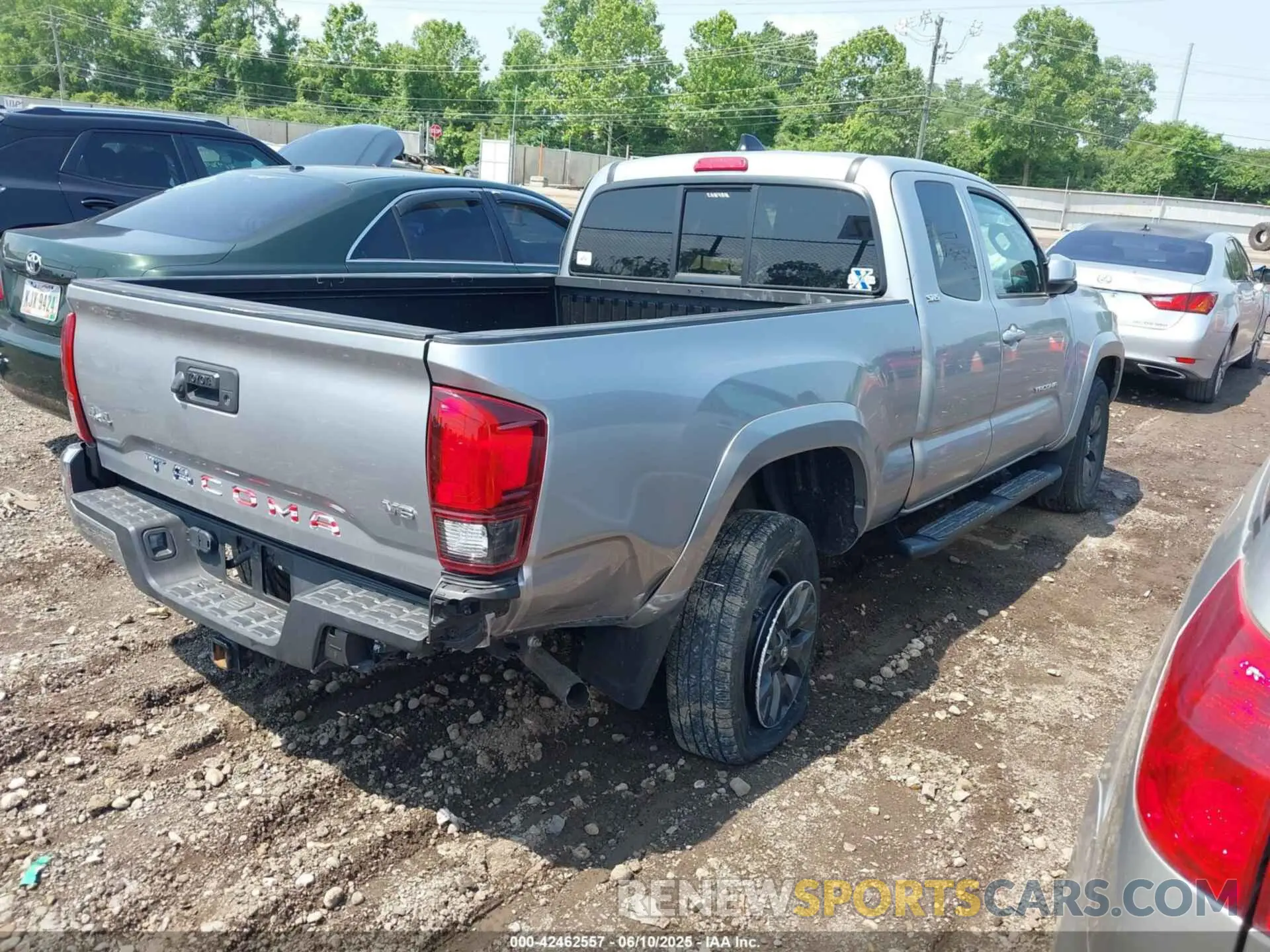 4 fotografías del automóvil dañado 3TYSZ5AN0MT036820 TOYOTA TACOMA 2021