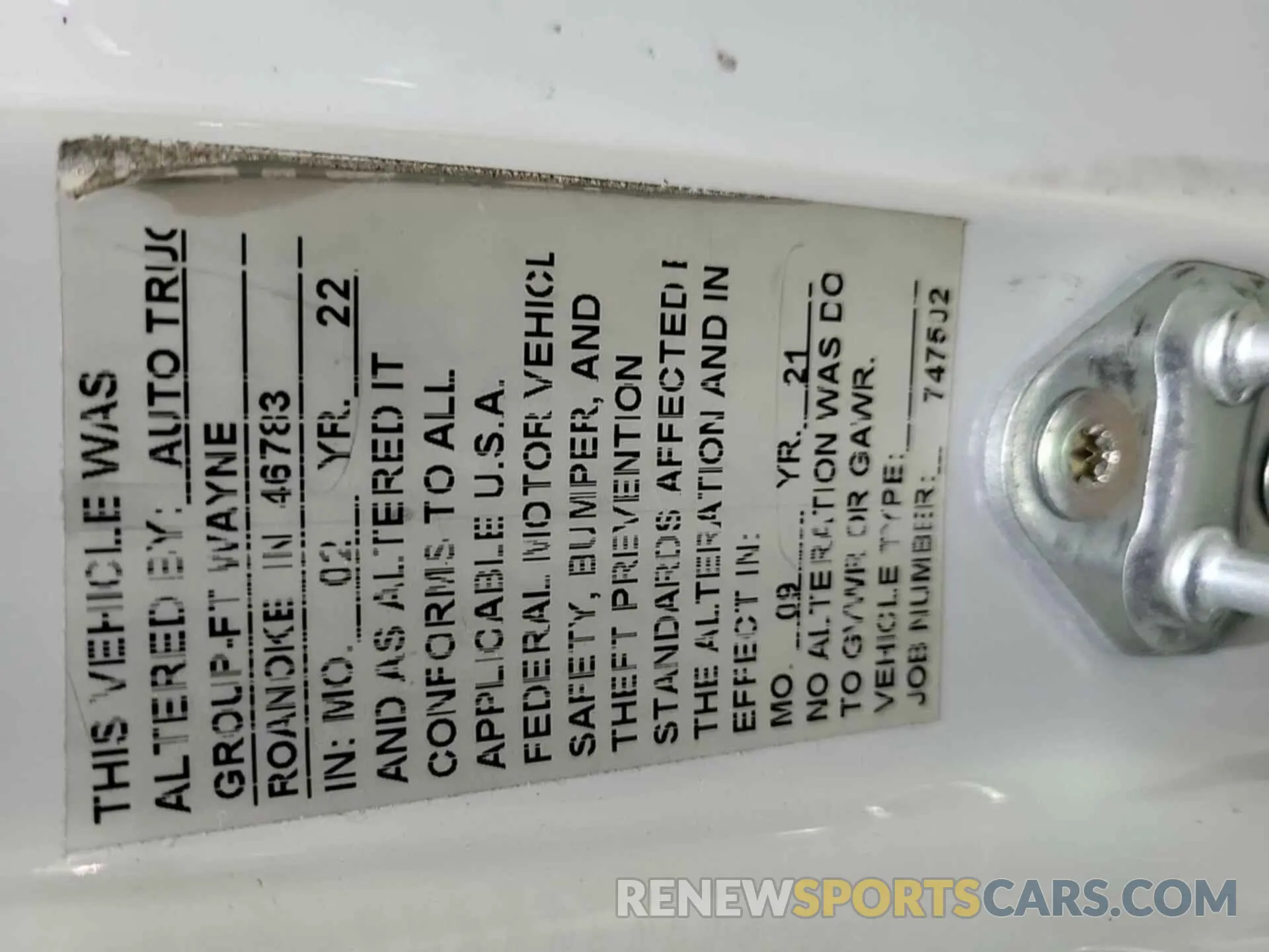 7 fotografías del automóvil dañado 3TYSZ5AN3MT046452 TOYOTA TACOMA 2021
