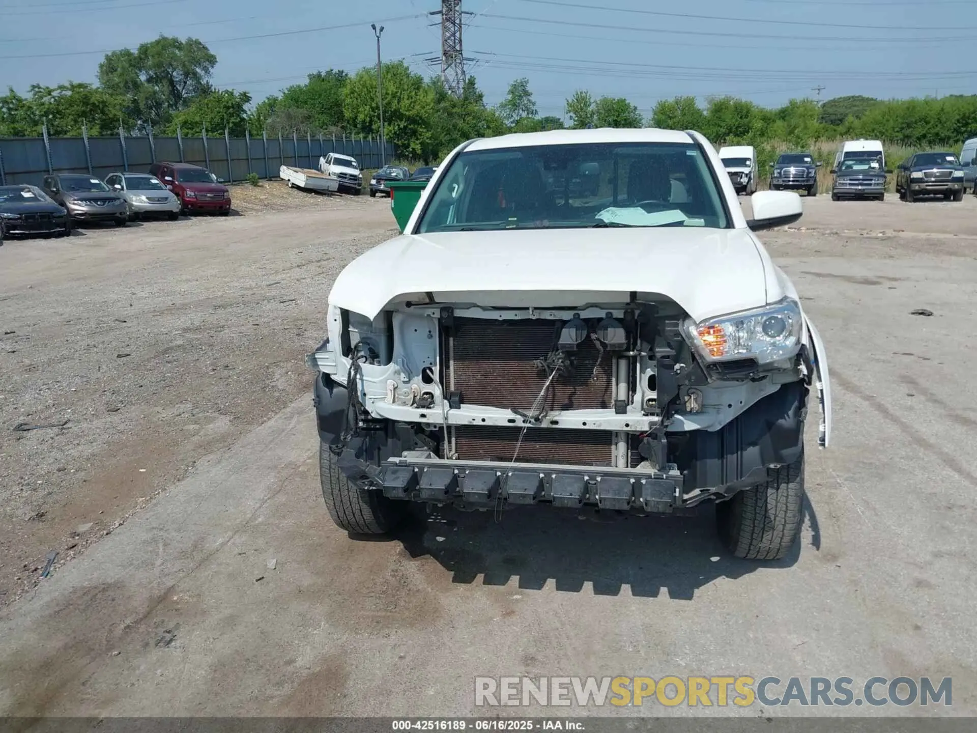 13 fotografías del automóvil dañado 3TYSZ5AN3MT049514 TOYOTA TACOMA 2021