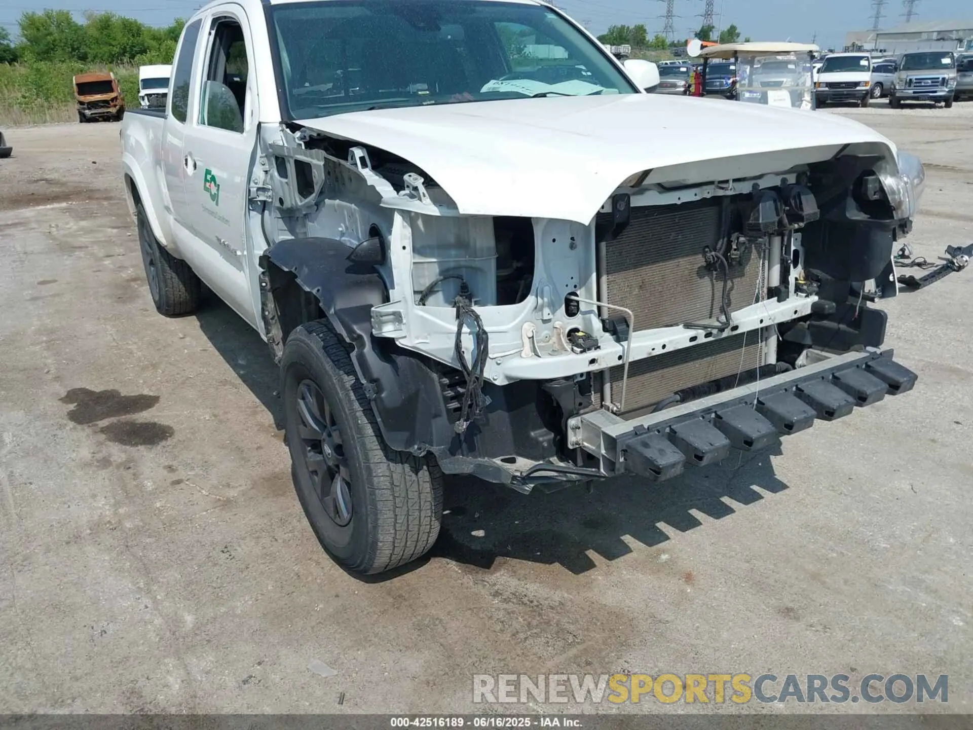 6 fotografías del automóvil dañado 3TYSZ5AN3MT049514 TOYOTA TACOMA 2021
