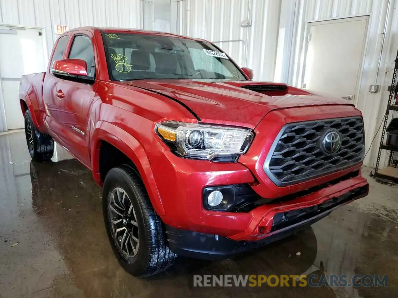 1 fotografías del automóvil dañado 3TYSZ5AN6MT015664 TOYOTA TACOMA 2021